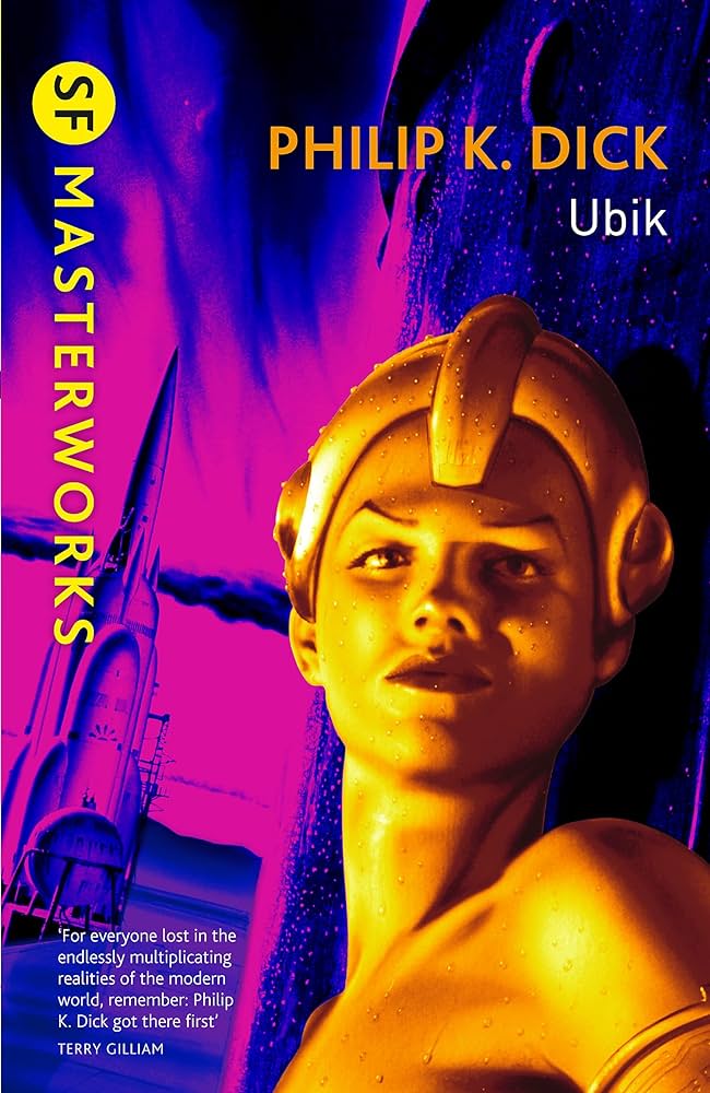 Book cover for Ubik by Philip K. Dick