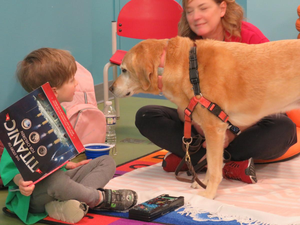 Read to a Therapaws Pet @TFML